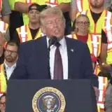 Trump afirma que se lleva muy bien con Delcy Rodríguez y que en Venezuela hay alegría