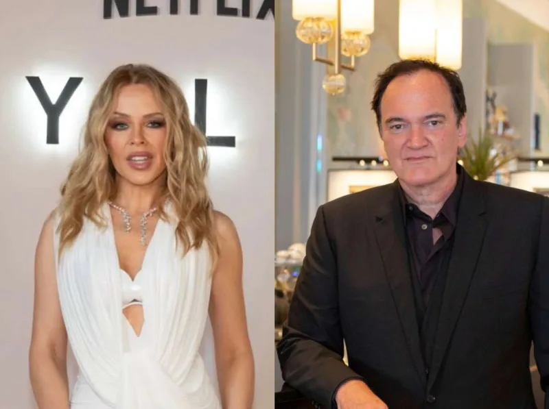 Kylie Minogue y Quentin Tarantino comparten rodaje en nuevo filme de Jamie Adams