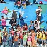 Dudamel y Madonna marcaron el estreno del entretiempo del Mundial