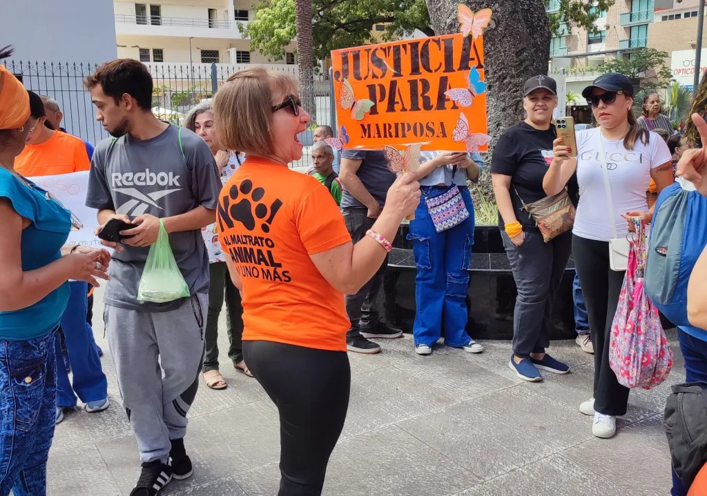 Protesta en Caracas exige castigo por muerte de Mariposa