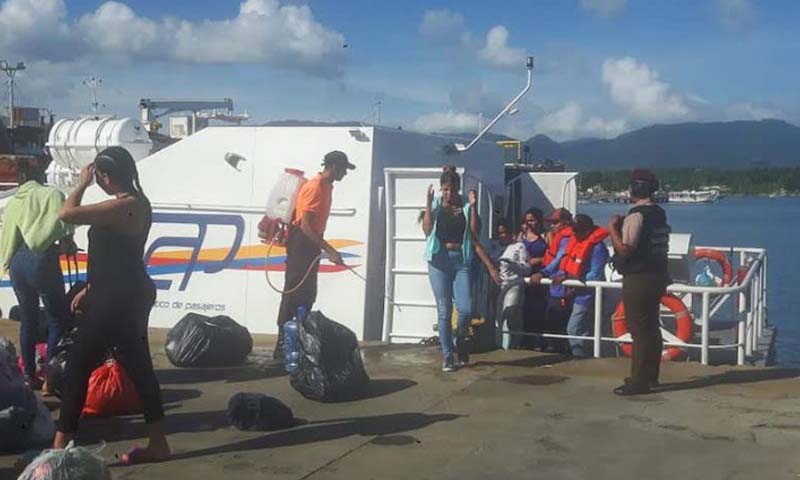 Retornan por Güiria 170 migrantes venezolanos desde Trinidad y Tobago