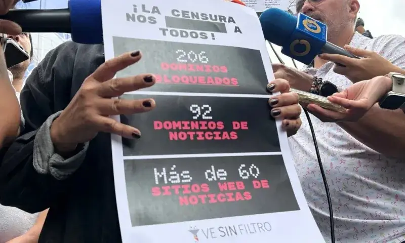 VE sin Filtro constata el desbloqueo parcial de portales informativos