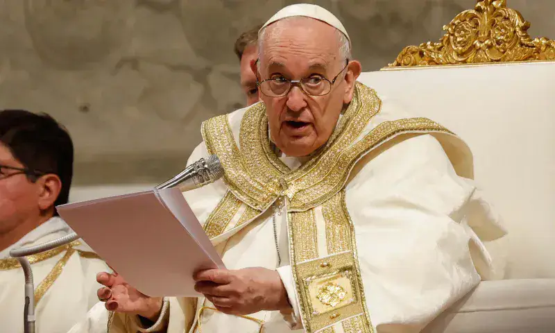 El Papa pide no perder la esperanza en tiempos de guerra 