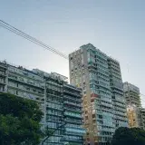 Stunning view of skyscrapers in Buenos Aires with clear blue sky, perfect for cityscape lovers.