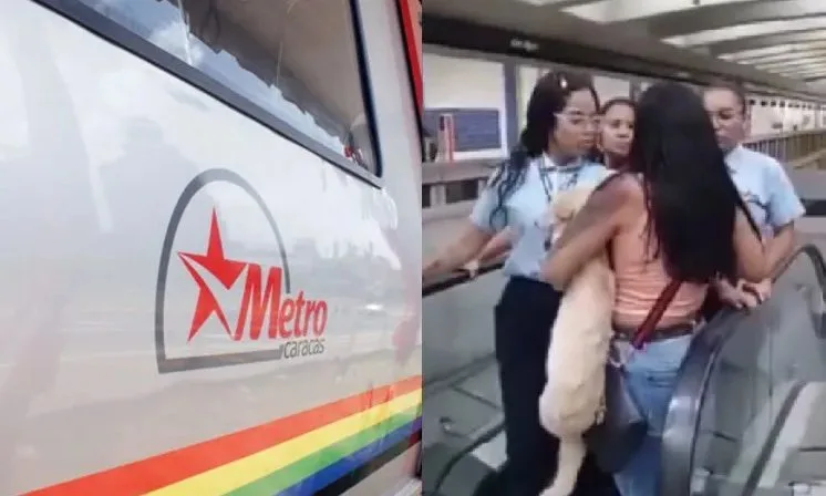 Agresión a trabajadora en la estación Gato Negro del Metro de Caracas