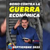 Empleados públicos comienzan a recibir el bono de Guerra Económica