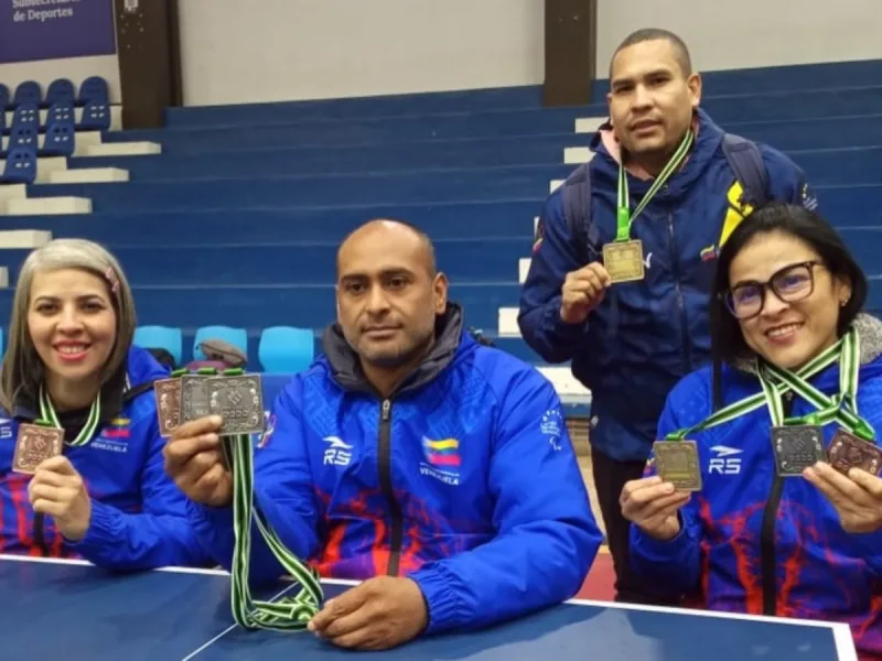 Paratenis de mesa venezolano ganó seis medallas en Buenos Aires