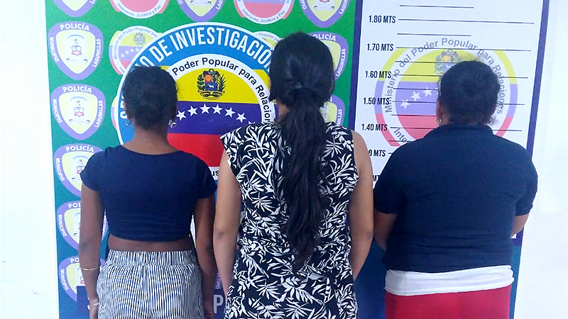 Brigada Motorizada detiene a tres mujeres tras golpear a una vecina en Los Samanes
