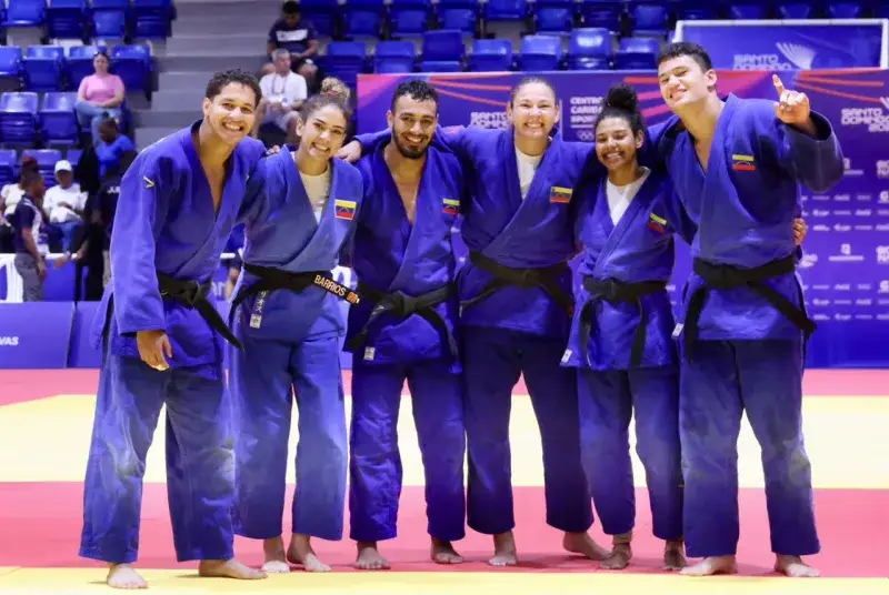 Judo venezolano ganó oro por equipos mixtos en Santo Domingo