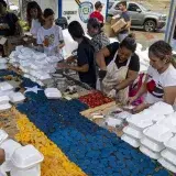 Una torta de ocho metros llevará alivio a niños en refugios