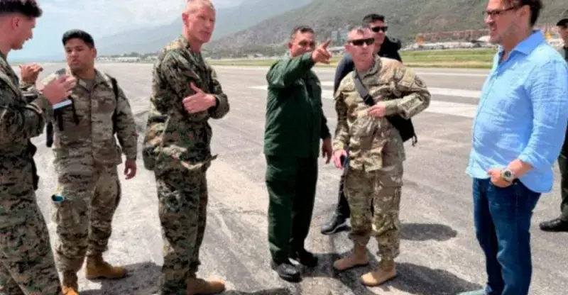 Ingenieros militares evalúan daños en Maiquetía tras los terremotos del 24 de junio