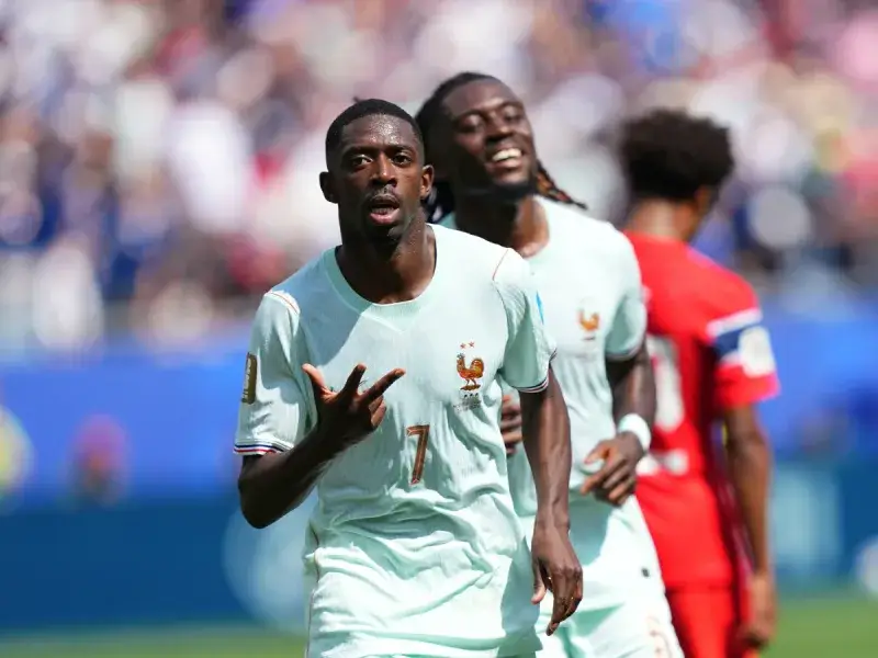 Dembélé lideró la goleada de Francia sobre Noruega