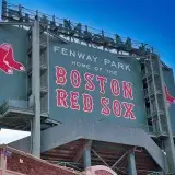 Boston Red Sox, Fenway, Banners, 2018 World Series, Bo Sox, Landmark, Green grass, Ted Williams