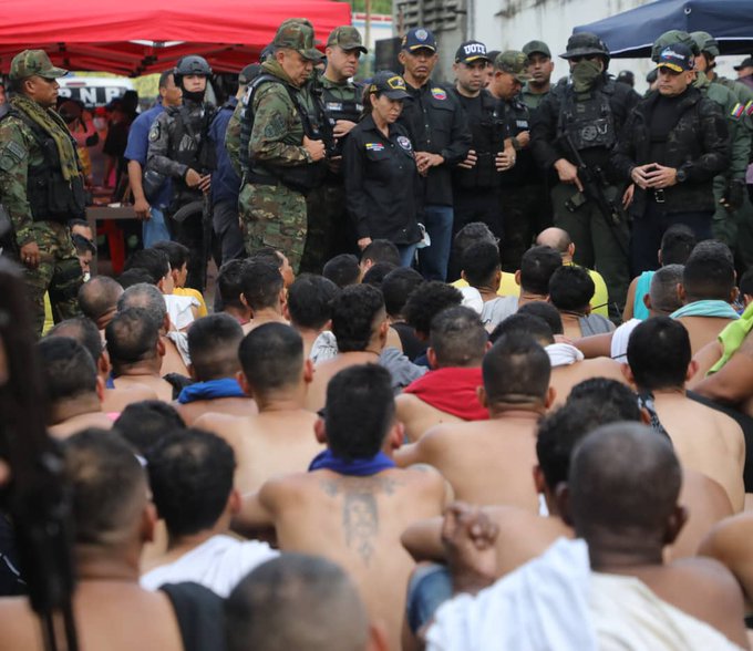 Anuncian control total del 100% de las cárceles del país