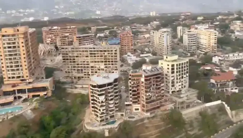 Imágenes aéreas muestran la destrucción en La Guaira tras sismos de 7,2 y 7,5