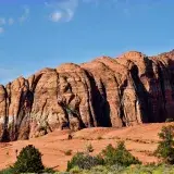 Explore the unique red rock formations of Snow Canyon State Park, a breathtaking landmark in Utah.