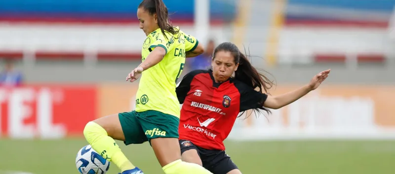Caracas sufrió goleada ante Palmeiras en la Libertadores Femenina