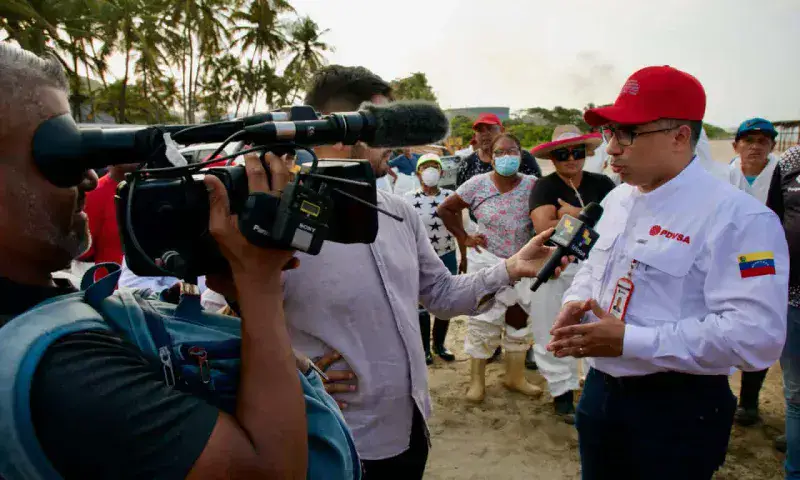 Pdvsa informa avance del 99 % en saneamiento de aguas por derrame de El Palito 