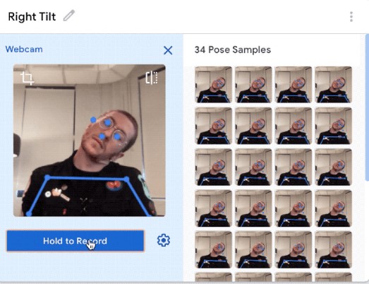 Esta web analiza en tiempo real movimientos y voz para crear una inteligencia artificial
