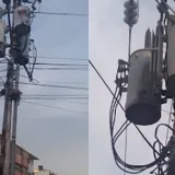 Explosión de transformador deja sin luz a 32 familias en La Trinidad