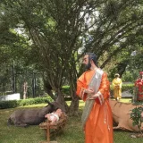 El pesebre y su diversidad se muestra en las regiones
