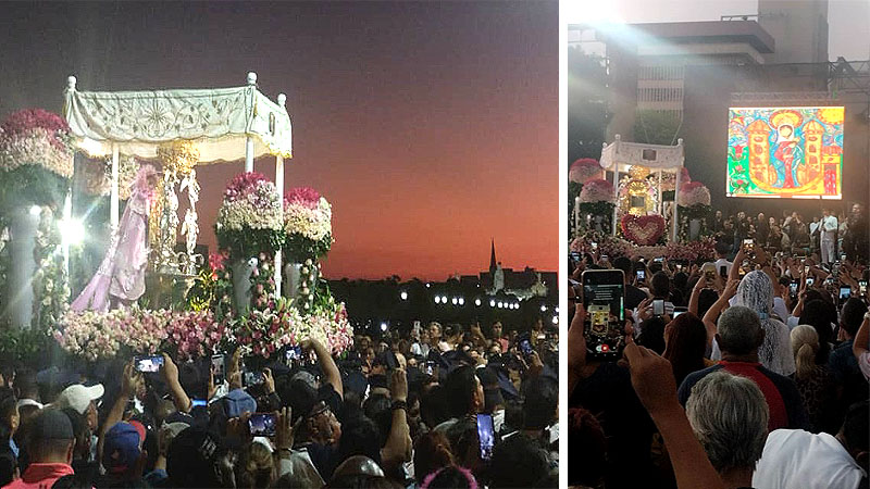 Zulianos desbordaron de fe procesión de la Aurora en honor a la Chinita