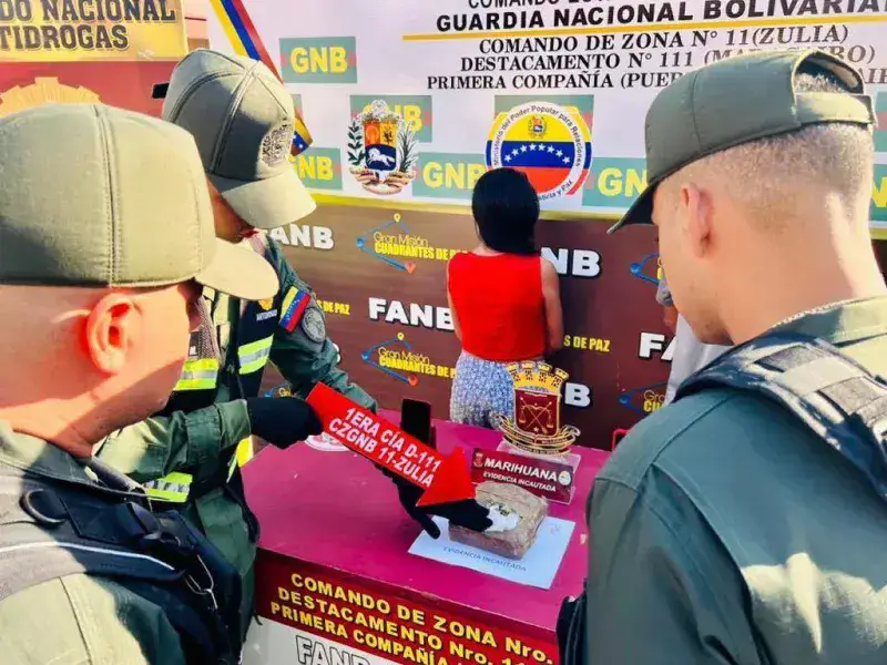 Diez envoltorios de marihuana y tres de cocaína incautó la FANB