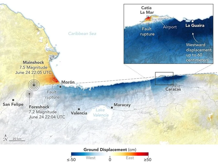 NASA explica por qué los sismos de junio devastaron Caracas