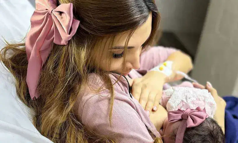Nacho y Melany Mille muestran las primeras fotos de su bebé Melina