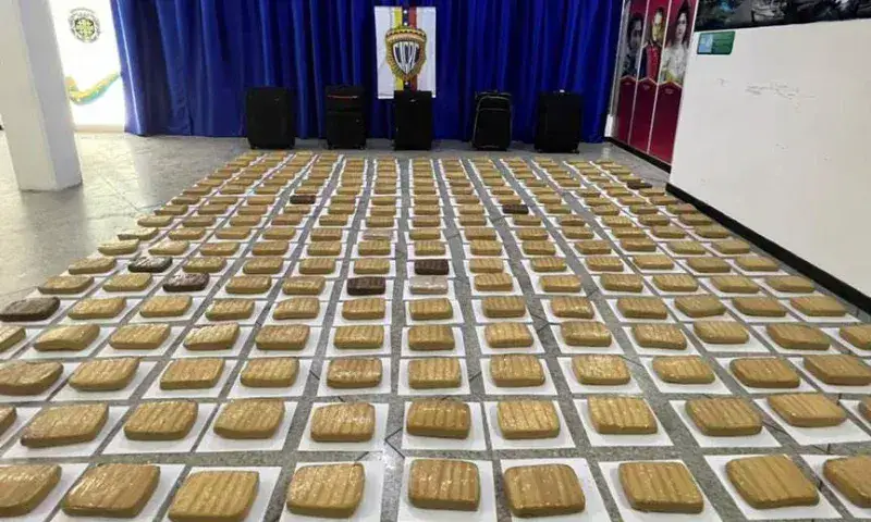 Detienen a 4 hombres con 125 kilos de marihuana en Margarita