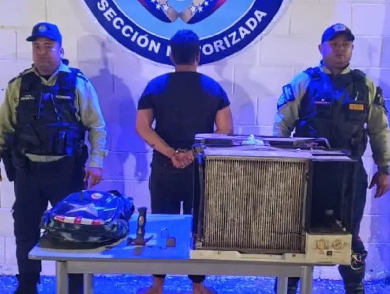 Detienen a hombre por intentar llevarse un aire en Zulia