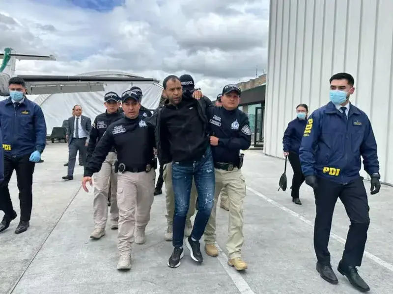 Chile recibe a “Botija” tras su extradición desde Colombia por el caso Ojeda