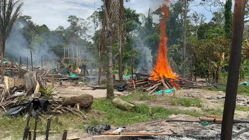 FANB desmanteló campamento de minería ilegal instalado en Imataca