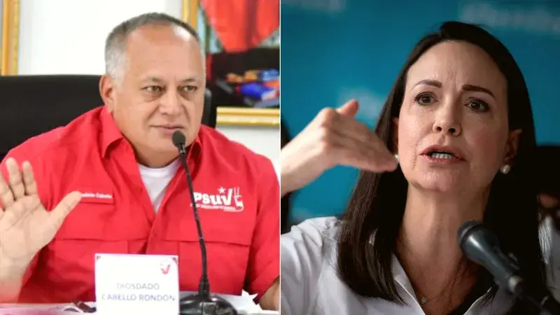 Diosdado Cabello niega cierre aéreo por María Corina Machado