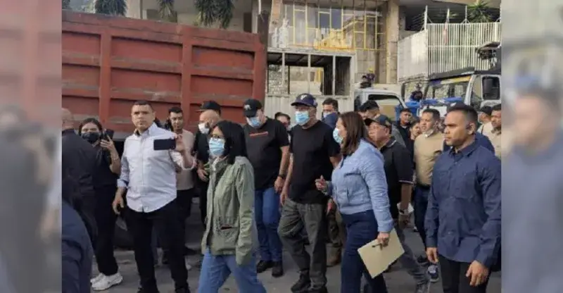 Delcy Rodríguez supervisa daños por sismos en San Bernardino