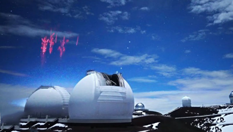 
			Astronauta toma imágenes de un extraño fenómeno sobre la Tierra		