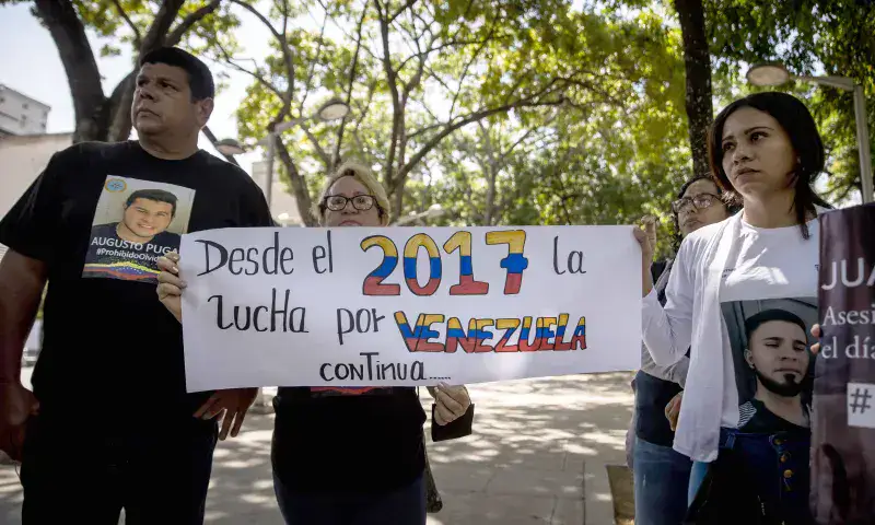 Familiares piden justicia por asesinados en protestas de 2017