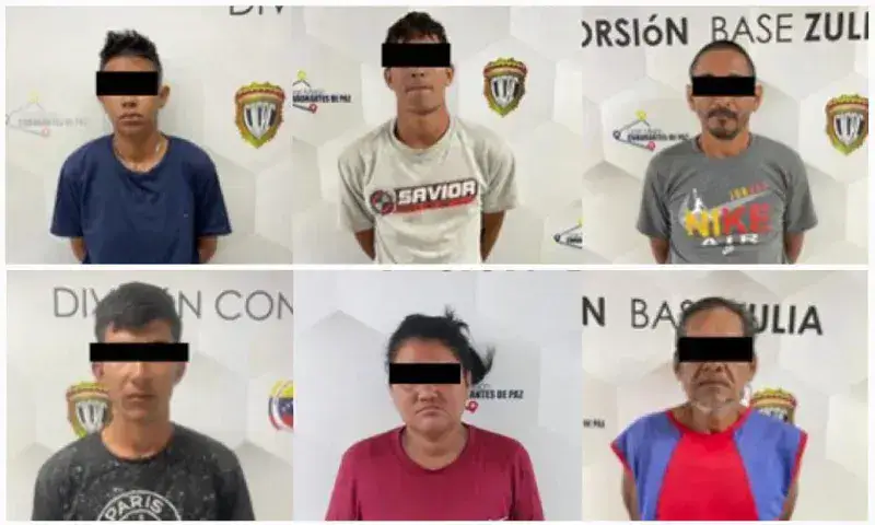 Arrestan en Maracaibo a 6 miembros de la banda de "Yeico Masacre"