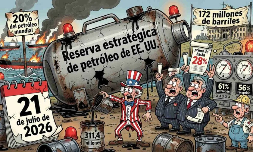 La reserva petrolera de EE. UU. toca su piso desde 1983