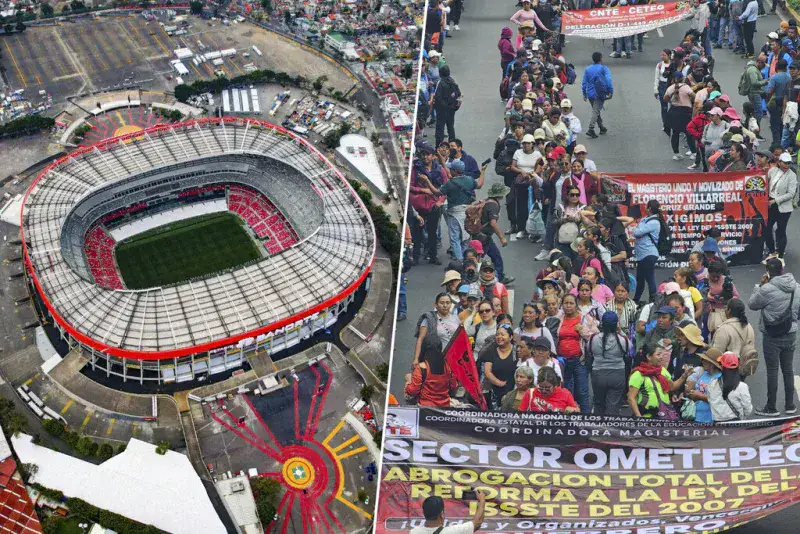 Ciudad de México inaugura el Mundial entre festejos y protestas convocadas