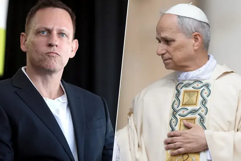 Thiel acusa al Papa de favorecer a China por su mensaje sobre la IA