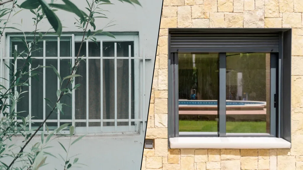 El vidrio laminado desplaza a las rejas en las ventanas