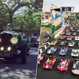 Eddie Hall y el Bentley 4¼ con el que completó solo las 24 Horas de Le Mans en 1950