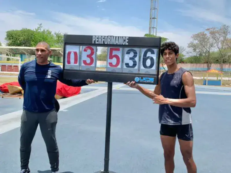 Ricardo Montes estableció nuevo récord nacional