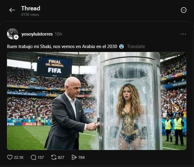 Memes dominan las redes tras el show del Mundial 2026