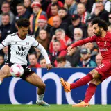 Salah le dio tres puntos al Liverpool