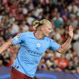 Haaland marcó doblete en su regreso con el City