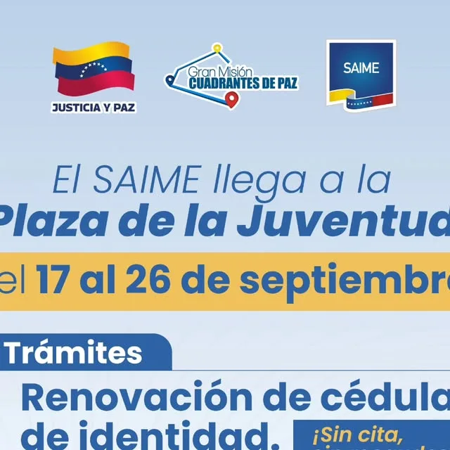 Publicación de Instagram de Red Social Saime