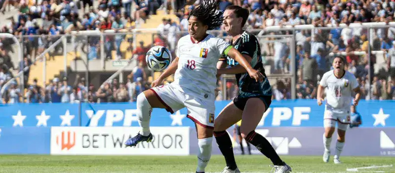 La Vinotinto femenina cayó en el segundo partido ante Argentina