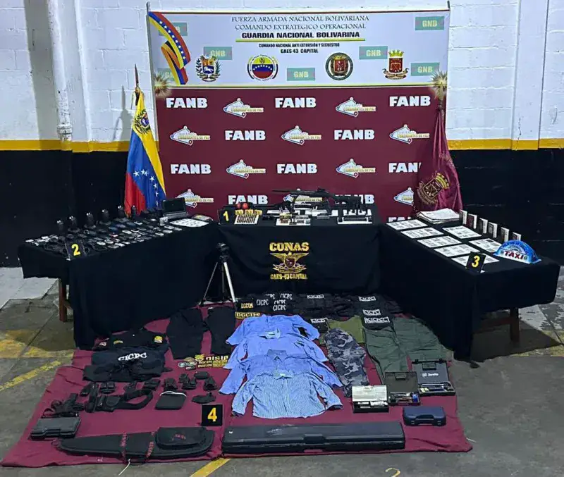 Incautan arsenal tras allanamiento en galpón